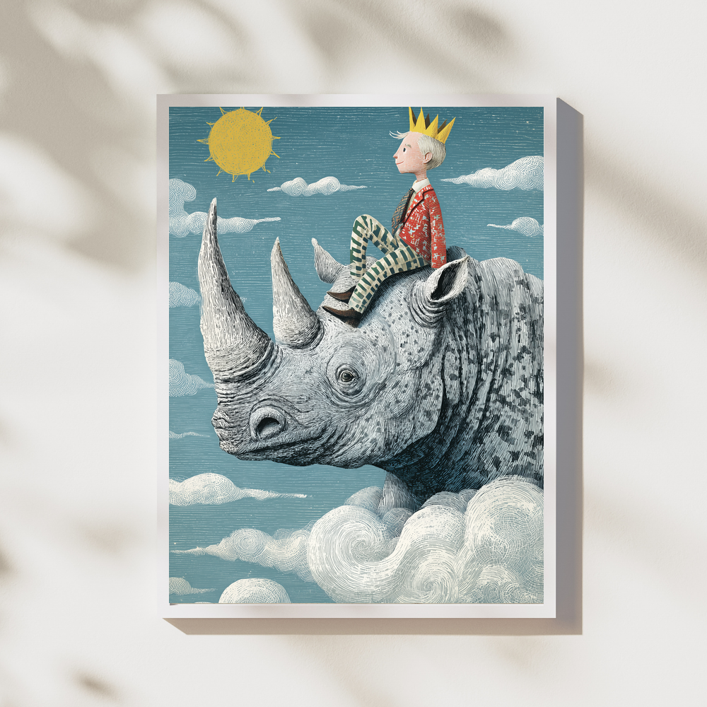 Sem Fine Art — SFA-0003 — Cloud Rider Poster