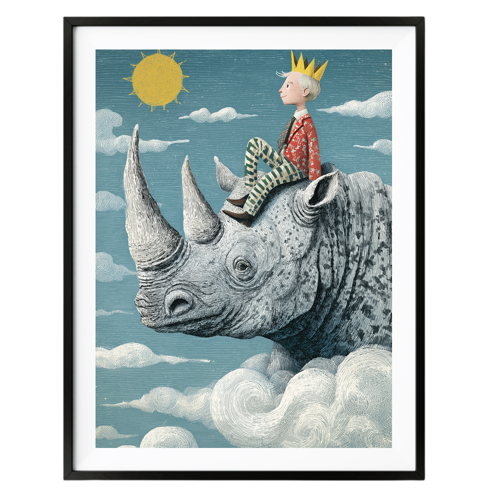 Sem Fine Art — SFA-0003 — Cloud Rider Poster